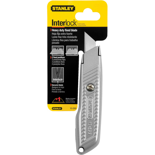 Fixed Blade Interlock&reg; Utility Knife, 5-1/2", Metal Blade Infinity Industrial Services Inc.