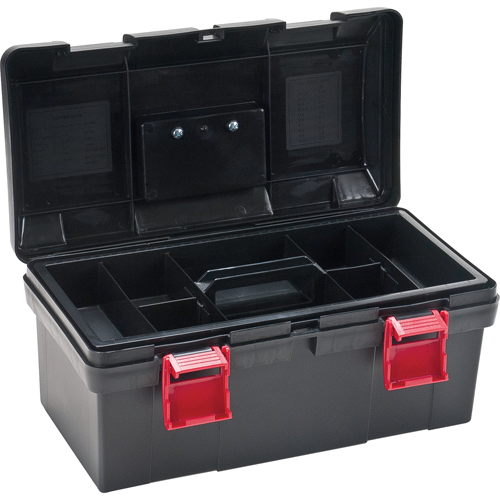Heavy-Duty Tool Box, 17-1/2" W x 9-1/2" D x 8" H, Black Infinity Industrial Services Inc.