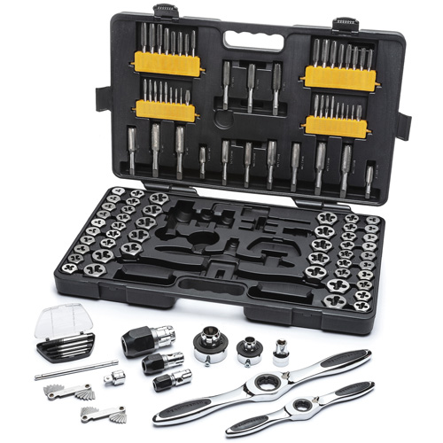 SAE/Metric Ratcheting Tap & Die Set, 114 Pieces Infinity Industrial Services Inc.