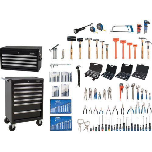 Master Tool Set with Steel Chest and Cart, 236 Pieces Infinity Industrial Services Inc.