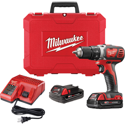 M18 Compact Drill/Driver Kit, Lithium-Ion, 18 V, 1/2" Chuck, 500 in-lbs Torque Infinity Industrial Services Inc.