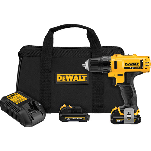 Ensemble perceuse/visseuse max, Lithium-ion, 12 V, Mandrin 3/8", Couple 189 UWO Infinity Industrial Services Inc.
