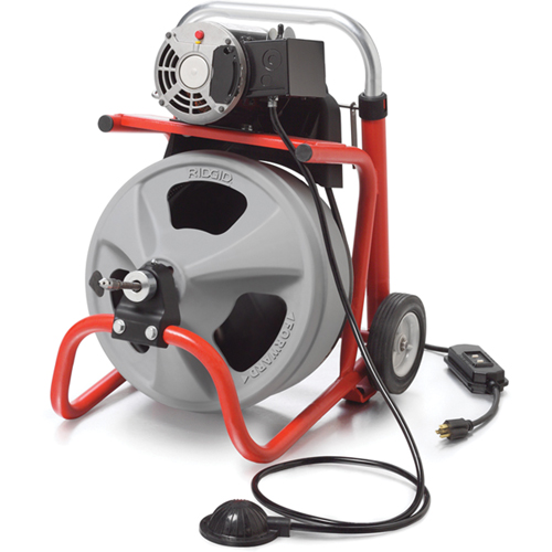 K-400 Drain Cleaning Machine with C-31 IW Cable, Electric, 3/8" Infinity Industrial Services Inc.