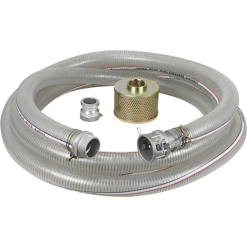 Reinforced Suction Hose Kit for Water Pump, 3" x 300" Infinity Industrial Services Inc.