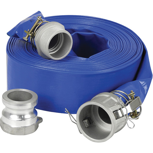 Lay-Flat Discharge Hose Kit for Water Pump, 2" x 600" Infinity Industrial Services Inc.