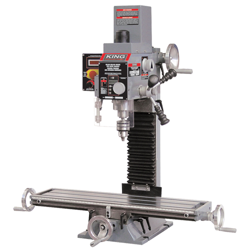 Milling Drilling Machine with Digital Readout, 2 Speeds, 5/8" Drilling Capacity Infinity Industrial Services Inc.