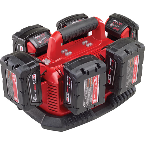 Chargeur de type s&eacute;quentiel pour six piles M18, 18 V, Lithium-ion Infinity Industrial Services Inc.