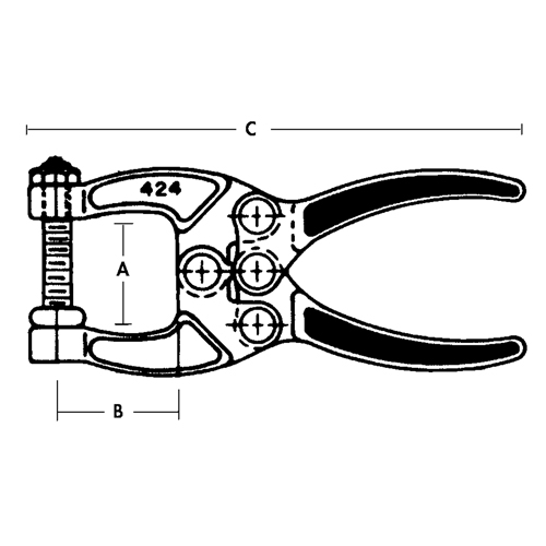 Pinces de serrage - S&eacute;rie 424 Infinity Industrial Services Inc.