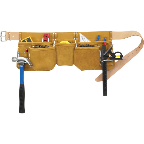 Ceintures &agrave; outils pour apprenti menuisier, Cuir, Havane Infinity Industrial Services Inc.