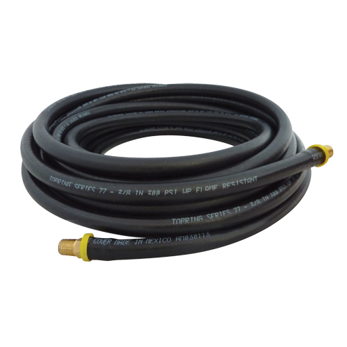 Topflex Lock-On Hoses, Air/Water, Rubber, 1/4" Dia., 500' Infinity Industrial Services Inc.
