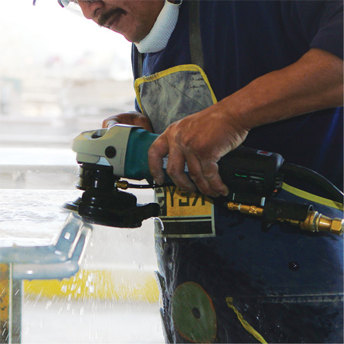 Electronic Stone Polisher, 4" Pad, 7.9 A, 2000-4000 RPM Infinity Industrial Services Inc.