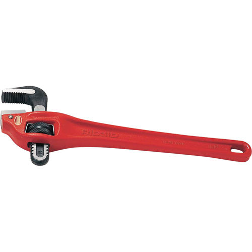 Heavy-Duty Offset Pipe Wrench #14, 2" Jaw Capacity, 14" Long, Powder Coated Finish Infinity Industrial Services Inc.