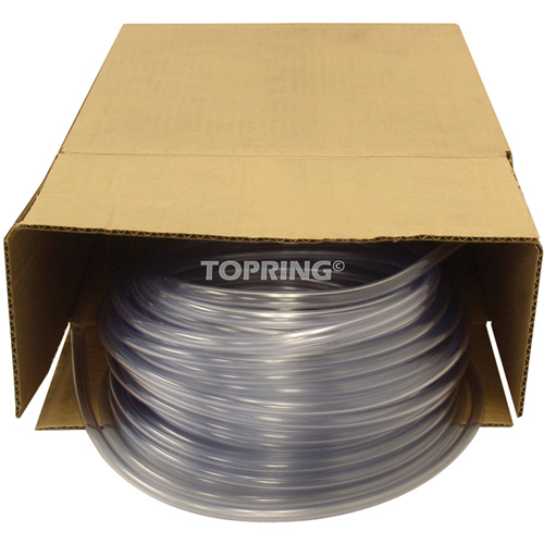 Tubing, Air/Water, 0.625" OD x 100' L, PVC, Clear, 30 PSI @ 20°C Infinity Industrial Services Inc.