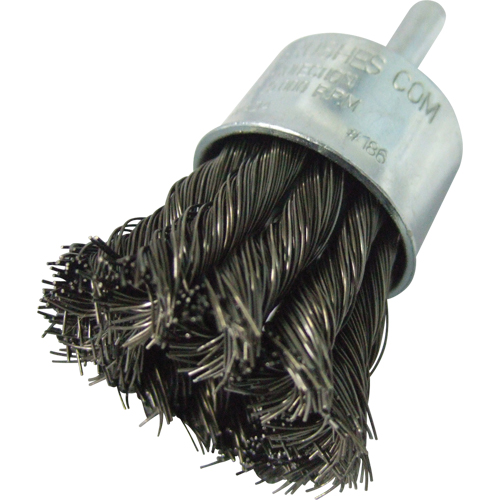 Brosses mont&eacute;es &agrave; fils nou&eacute;s, 1" dia., dia. Des fils 0,014", Tige 1/4" Infinity Industrial Services Inc.