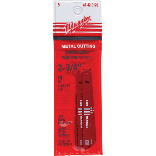Lames de scie sauteuse, Acier rapide, Tige en U, 2-3/4" lo, 18 dents par pouce Infinity Industrial Services Inc.