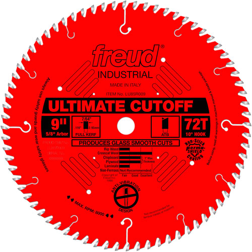 TCS Industrial Saw Blade - Crosscut & Finishing, 9", 72 Teeth, Wood Use Infinity Industrial Services Inc.
