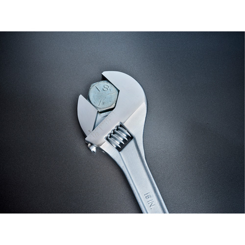 Cl&eacute; &agrave; manche conique r&eacute;glable — emball&eacute; sur carte, 15" lo, la max. 1-11/16"/43 mm, Chrome/Poli Infinity Industrial Services Inc.