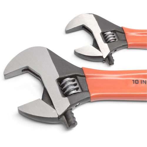 Black Oxide Wrench Set with Cushion Grips, Adjustable, 2 Pieces, Imperial and Metric Infinity Industrial Services Inc.