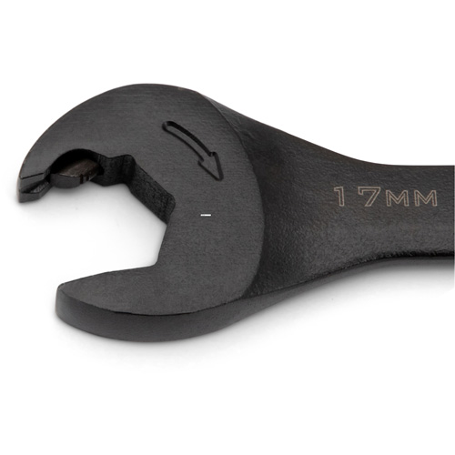 X6 Black Oxide Spline Ratcheting Wrench Set, Combination/Open-Ended, 7 Pieces, Metric Infinity Industrial Services Inc.