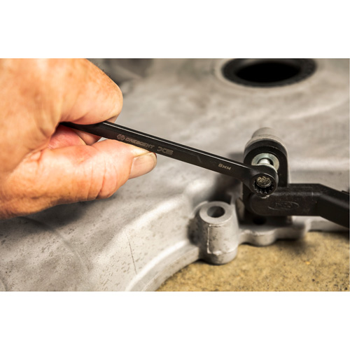 X6 Black Oxide Spline Ratcheting Wrench Set, Combination/Open-Ended, 7 Pieces, Metric Infinity Industrial Services Inc.