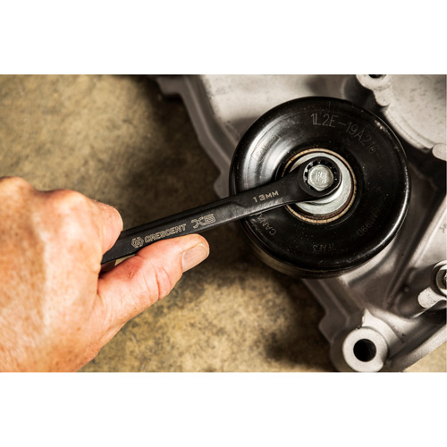 X6 Black Oxide Spline Ratcheting Wrench Set, Combination/Open-Ended, 7 Pieces, Metric Infinity Industrial Services Inc.