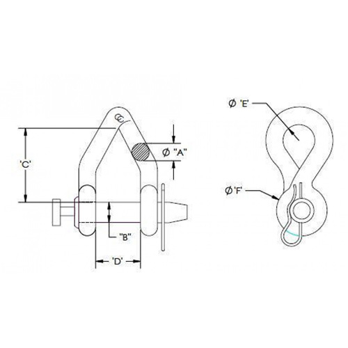 Maillon d'attache court torsad&eacute; Campbell Infinity Industrial Services Inc.