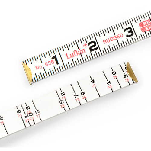 Red End&reg; Brick Mason Rule, 6' L, Wood, 1/16" Graduations Infinity Industrial Services Inc.