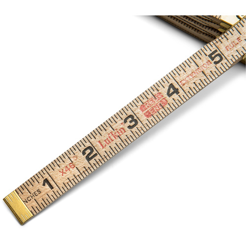 Folding Rule, 6' L, Wood, 1/16" Graduations Infinity Industrial Services Inc.