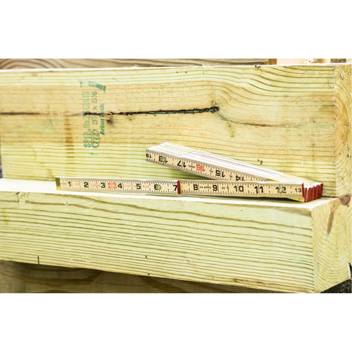 Folding Rule, 6' L, Wood, 1/16" Graduations Infinity Industrial Services Inc.