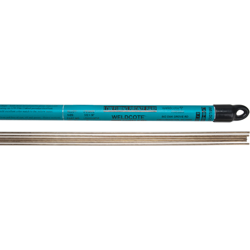 36" Cut Length TIG Rods, 3/32", Low Fuming Bronze-Bare Infinity Industrial Services Inc.