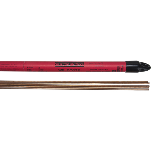 36" Cut Length TIG Rods, 1/8", Silicone Bronze Infinity Industrial Services Inc.