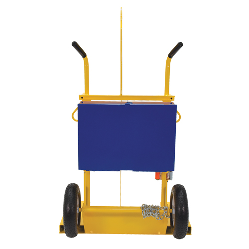 Welding Cylinder Torch Cart, Pneumatic Wheels, 24" W x 19-1/2" L Base, 500 lbs. Infinity Industrial Services Inc.