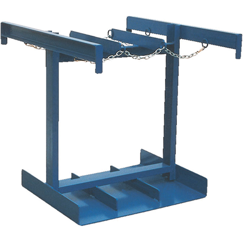 Chariot pour bouteilles, Roues Caoutchouc, Base de 35" la x 38" lo, 500 lb Infinity Industrial Services Inc.