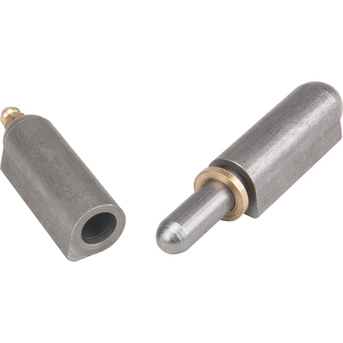 Weld-On Hinge, 0.63" Dia. x 3.937" L, Mild Steel w/Fixed Steel Pin Infinity Industrial Services Inc.