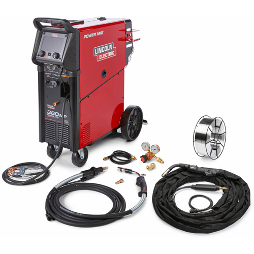 POWER MIG&reg; 360MP Aluminum Front Trigger One-Pak&reg; for Trailer & General Fabrication, 208 V/230 V/460 V/575 V, 1 Ph, 50/60 Hz Infinity Industrial Services Inc.