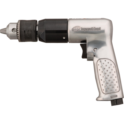 Perceuse pneumatique r&eacute;versible, 4 pi³/min, 1/4" NPTF, 94 dBA, 1/2" mandrin, Avec cl&eacute; Infinity Industrial Services Inc.