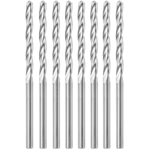 8-Piece Standard Point Spiral Saw Bit with 1/8" Diameter, 1/8", 1" Flute Infinity Industrial Services Inc.