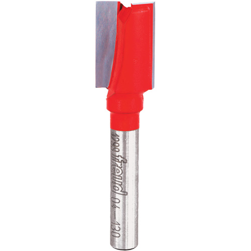 Router Bit - Double Flute Straight Bit, 1/2" Dia., 1" H, 2-1/4" L, 1/4" Shank Infinity Industrial Services Inc.
