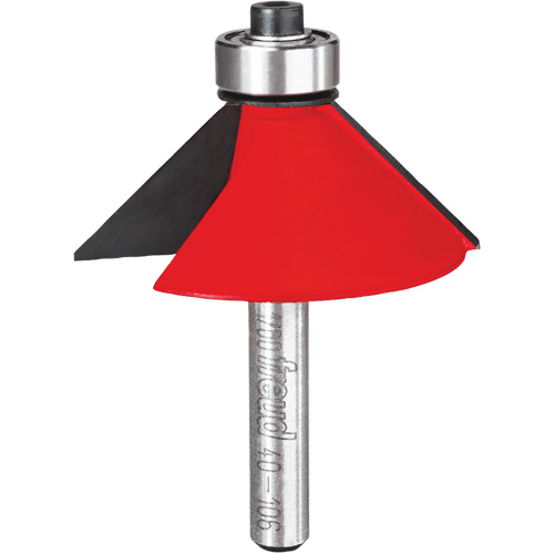 Router Bit - Chamfer Bit, 1-3/4" Dia., 1/4" Shank Infinity Industrial Services Inc.