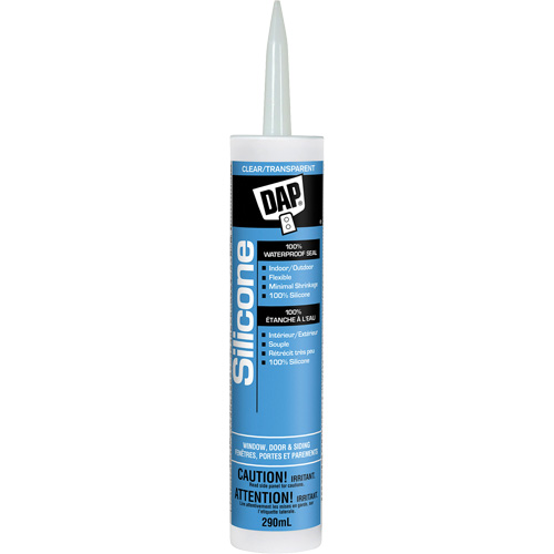 Silicone Sealant, 290 ml, Tube, Clear Infinity Industrial Services Inc.