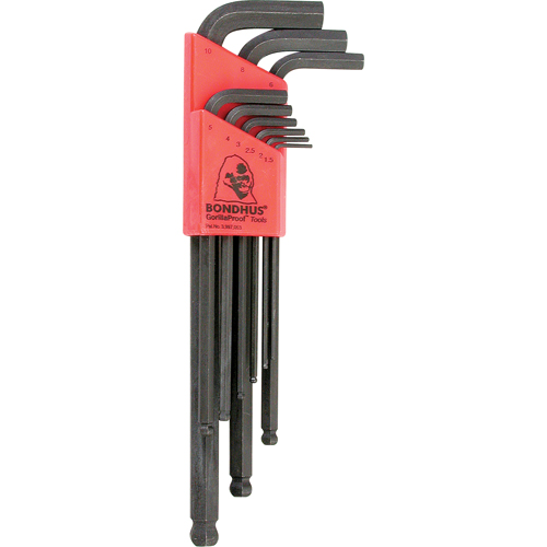 Balldrive L-Style Hex Key Set, 9 Pcs., Metric Infinity Industrial Services Inc.