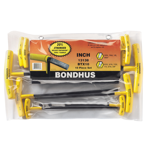 Ball Driver&reg; Hex Keys Set, 10 Pcs., Imperial Infinity Industrial Services Inc.