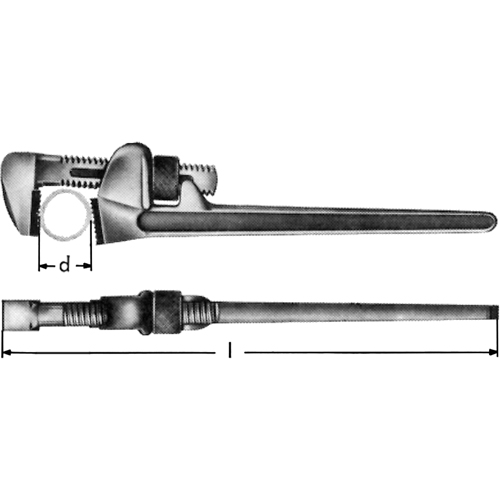 Adjustable Pipe Wrenches, 1-15/16", 8-7/100" Length Infinity Industrial Services Inc.