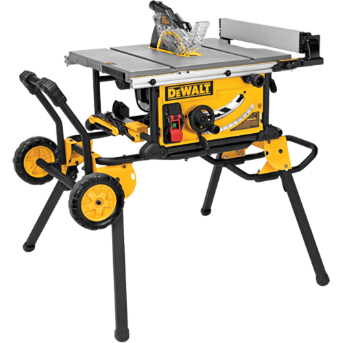 Jobsite Table Saw With Rolling Stand, 15 A, 4800 RPM Infinity Industrial Services Inc.