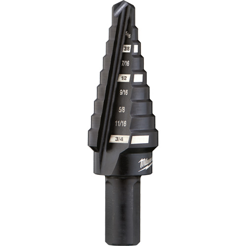 Foret &eacute;tag&eacute; no 3, 1/4" - 3/4", Incr&eacute;ments de 1/16", Acier rapide Infinity Industrial Services Inc.