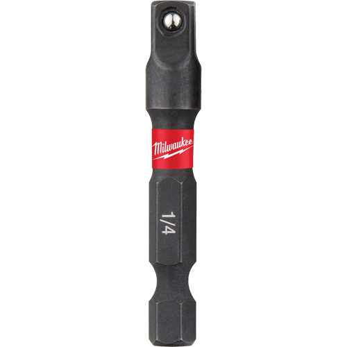 Shockwave Impact Driver Socket Adapters, 1/4" Drive Size, 1/4" Male Size, Ball, 1-7/8" L Infinity Industrial Services Inc.