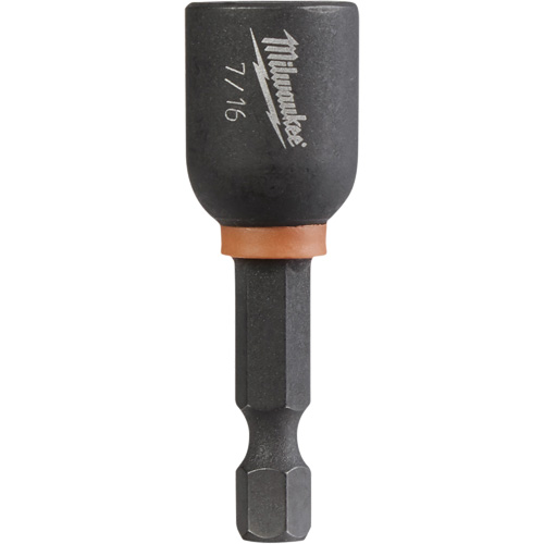 Shockwave Impact Duty Nut Driver, 1/4" Tip, 7/16" Drive, 1-7/8" L, Magnetic Infinity Industrial Services Inc.