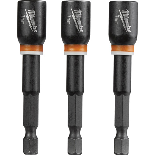 Shockwave Impact Duty Nut Driver, 1/4" Tip, 7 mm Drive, 2-9/16" L, Magnetic Infinity Industrial Services Inc.