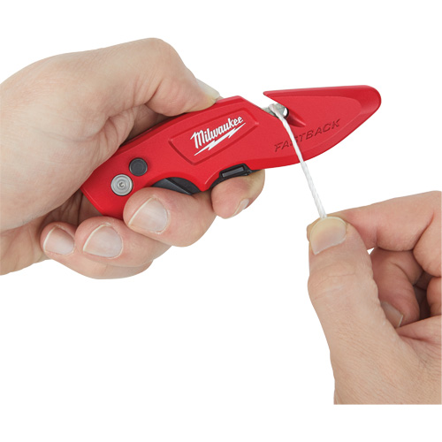 Fastback Flip Utility Knife, 2" Blade, Carbon Steel Blade, Metal Handle Infinity Industrial Services Inc.