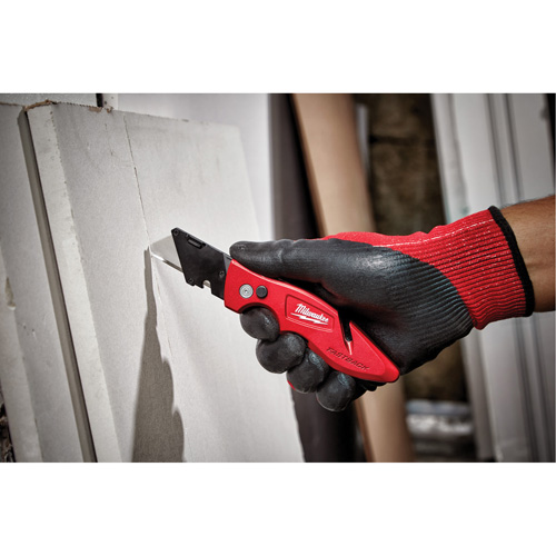Fastback Flip Utility Knife, 2" Blade, Carbon Steel Blade, Metal Handle Infinity Industrial Services Inc.